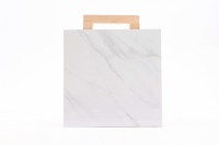 Плитка напольная 60x60 Антик белый полированный глянцевая Realistik