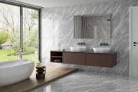 Плитка настенная 120x60 Карнико Металл лаппатированный лаппатированная Realistik