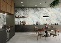 Плитка настенная 120x60 Альпс мерцающий двойная цифровая печать матовая структурная Realistik