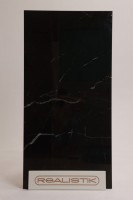 Плитка настенная 120x60 Ройял черный зеркальный глянец полированная Realistik