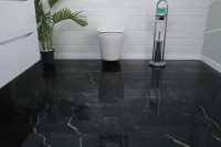 Плитка настенная 120x60 Ройял черный зеркальный глянец полированная Realistik