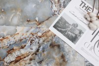 Плитка настенная 120x60 Мэджик Айс зеркальный глянец полированная Realistik