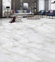 Плитка напольная 60x60 Мистери серый полированный глянцевая Realistik