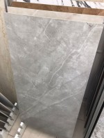 Плитка настенная 120x60 Натур Пульпис светло-серый матовый карвинг матовая Realistik