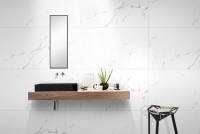 Плитка настенная 120x60 Ориентал белый мат карвинг матовая Realistik