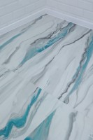 Плитка настенная 120x60 Эмилиана Аква полированный глянцевая Realistik