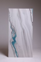 Плитка настенная 120x60 Эмилиана Аква полированный глянцевая Realistik