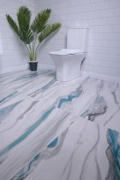 Плитка настенная 120x60 Эмилиана Аква полированный глянцевая Realistik