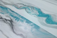 Плитка настенная 120x60 Эмилиана Аква полированный глянцевая Realistik