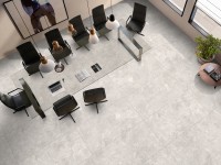 Плитка настенная 120x60 Конкрит белый матовый матовая Realistik