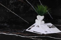 Плитка настенная 120x60 Обсидиан Спаркл черный мерцающий sugar Realistik