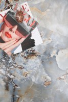 Плитка настенная 120x60 Мэджик Айс зеркальный глянец полированная Realistik