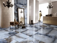 Плитка настенная 120x60 Эффекто голубой сахарный лаппатированная Realistik Плитка настенная 120x60 Эффекто голубой сахарный лаппатированная Realistik