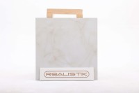 Плитка напольная 60x60 Brais White Glossy полированная Realistik