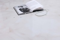 Плитка напольная 60x60 Brais White Glossy полированная Realistik