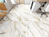 Плитка настенная 120x60 Лима полированный золотой карвинг полированная Realistik