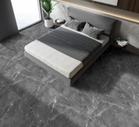 Плитка напольная 60x60 Шэдоу темно-серый полированный полированная Realistik