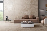 Плитка настенная 120x60 Лив кремовый структурный карвинг структурная Realistik