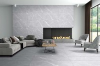 Плитка настенная 120x60 Синай белый сахарный карвинг лаппатированная Realistik