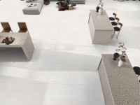 Плитка 120x60 Цементо белый матовый карвинг матовая Realistik