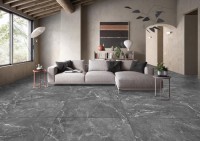 Плитка настенная 120x60 Shadow Dark Grey Polished полированная Realistik