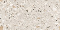 Плитка настенная 120x60 Terazzo Crema Carving структурная Realistik
