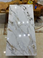 Плитка настенная 120x60 Lima Polished Gold Carving полированная Realistik