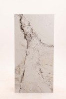 Плитка настенная 120x60 Cleo White Stonelo Carving структурная Realistik