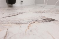 Плитка настенная 120x60 Cleo White Stonelo Carving структурная Realistik