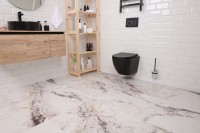 Плитка настенная 120x60 Cleo White Stonelo Carving структурная Realistik