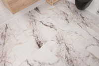 Плитка настенная 120x60 Cleo White Stonelo Carving структурная Realistik