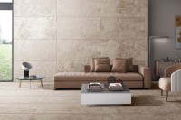 Плитка настенная 120x60 Liv Crema Stonelo Carving структурная Realistik