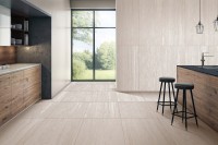 Плитка настенная 120x60 Juliette Travertino Beige Grit Granula лаппатированная Realistik