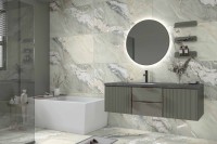 Плитка настенная 120x60 Onyx Emerald Grande Vitro матовая Realistik