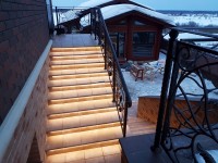 Плитка ступень 32x31 Atrium Cotto Florentiner-Stufe матовая Westerwalder