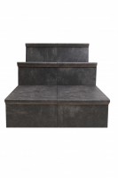 Плитка клинкер 31x31 Atrium Dunkelgrau матовая Westerwalder