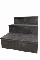 Плитка клинкер 31x31 Atrium Dunkelgrau матовая Westerwalder