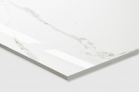 Керамогранит 60x60 8мм полированная FP1012-A Statuario Mires белый мрамор Arcadia Ceramica