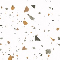 Керамогранит 60x60 8мм матовая с глянцевым эффектом GI6003-A Terazzo Blanco белый терраццо Arcadia Ceramica Керамогранит 60x60 8мм матовая с глянцевым эффектом GI6003-A Terazzo Blanco белый терраццо Arcadia Ceramica