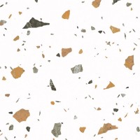 Керамогранит 60x60 8мм матовая с глянцевым эффектом GI6003-A Terazzo Blanco белый терраццо Arcadia Ceramica Керамогранит 60x60 8мм матовая с глянцевым эффектом GI6003-A Terazzo Blanco белый терраццо Arcadia Ceramica