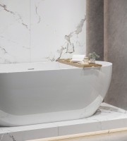 Керамогранит 160x80 9мм карвинг CZ-CR03-B Galaxy Statuario белый мрамор Arcadia Ceramica Керамогранит 160x80 9мм карвинг CZ-CR03-B Galaxy Statuario белый мрамор Arcadia Ceramica