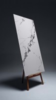 Керамогранит 160x80 9мм карвинг CZ-CR03-B Galaxy Statuario белый мрамор Arcadia Ceramica Керамогранит 160x80 9мм карвинг CZ-CR03-B Galaxy Statuario белый мрамор Arcadia Ceramica