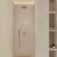 Керамогранит 160x80 9мм матовая с глянцевым эффектом CZ-GL01-B Canvas Crema бежевый бетон Arcadia Ceramica