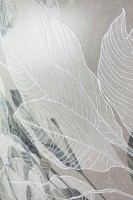 Керамогранит 120x60 8мм матовая с 3d-глазурью SH1006-D Crayon Grey Decor декор Arcadia Ceramica