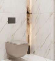 Керамогранит 120x60 8мм карвинг про CP4004-A Selva Gold белый Arcadia Ceramica