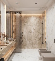 Керамогранит 120x60 8мм карвинг про CP4004-A Selva Gold белый Arcadia Ceramica