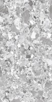 Керамогранит 120x60 8мм матовая с микрогранулами SL1004-A Terragona Silver серый терраццо Arcadia Ceramica