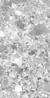 Керамогранит 120x60 8мм матовая с микрогранулами SL1004-A Terragona Silver серый терраццо Arcadia Ceramica