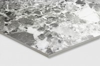 Керамогранит 120x60 8мм матовая с микрогранулами SL1004-A Terragona Silver серый терраццо Arcadia Ceramica