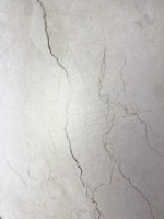 Керамогранит 160x80 9мм матовая с глянцевым эффектом CZ-GL06-B Lumiere White серый камень Arcadia Ceramica